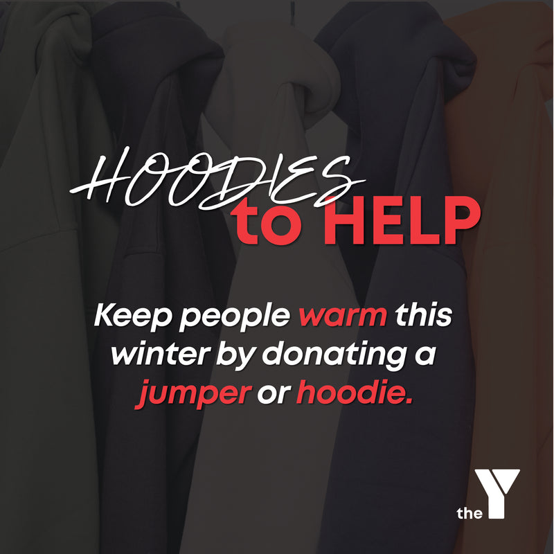 Hoodies to help: Help us keep young people warm this winter