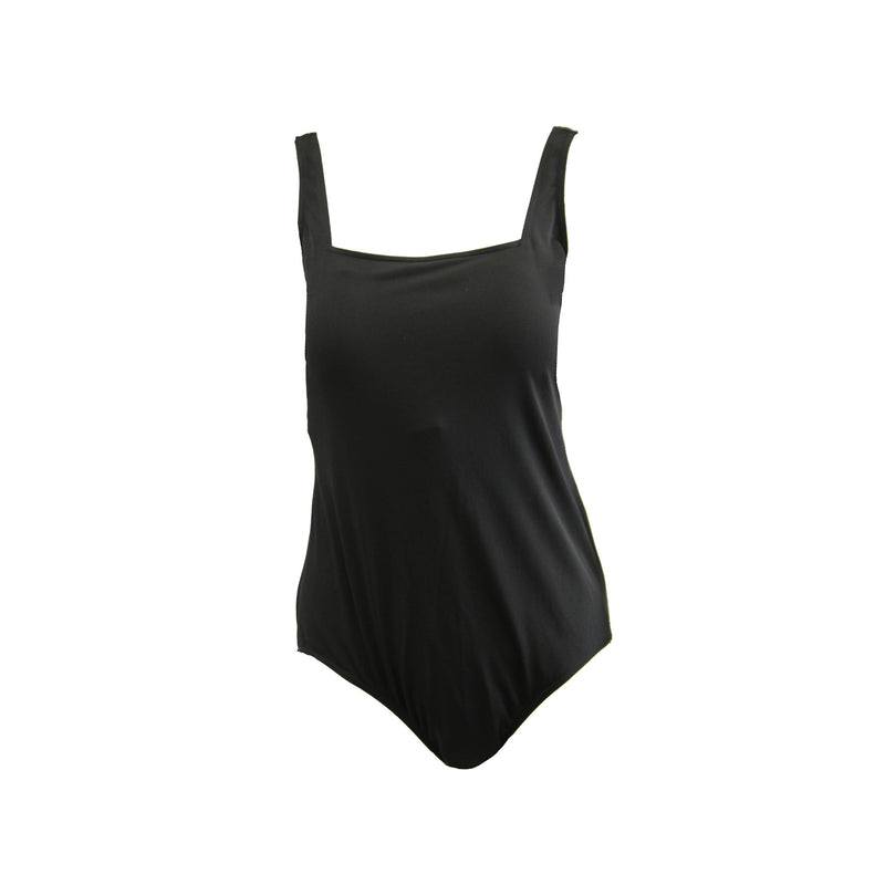 ADA Plains - Square-Neck Swimsuit - Black (BC cup)