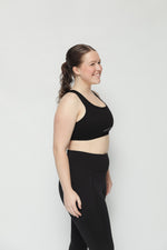 44 Ascend Crop Top Womens - Black
