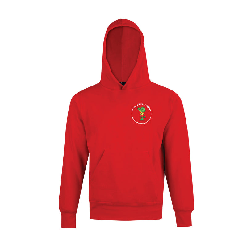 Ashburton - Learn to Swim Hoodie - Red (Pre-Order)