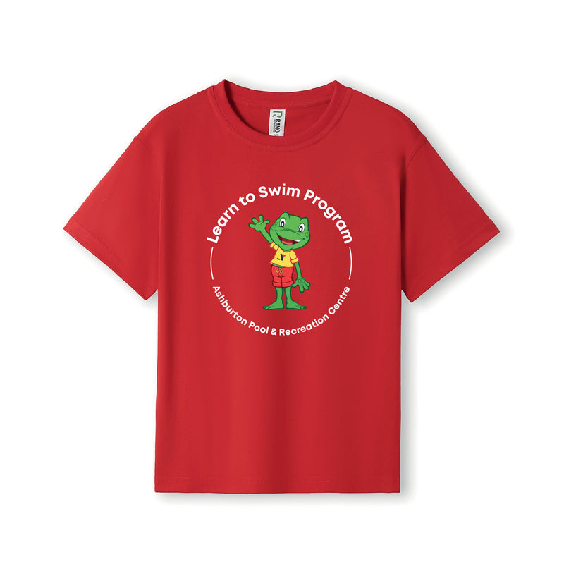 Ashburton - Learn to Swim T-Shirt - Red (Pre-Order)