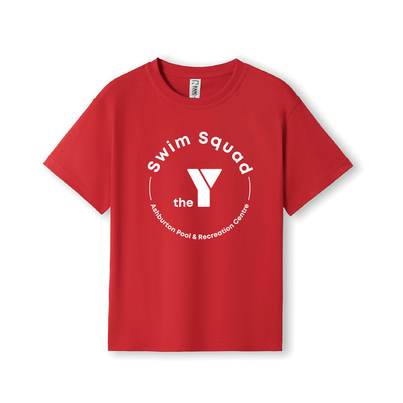 Ashburton - Swim Squad T-Shirt - Red (Pre-Order)