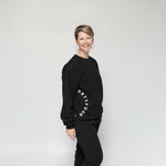 44 Essential Crew Neck Jumper Unisex - Black