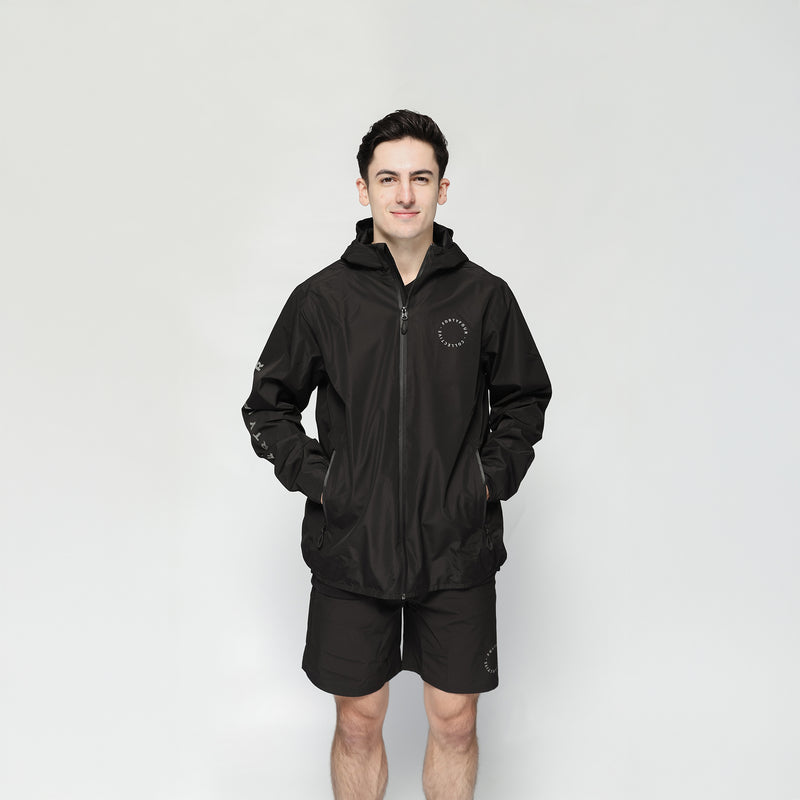 44 Essential Spray Jacket Mens - Black