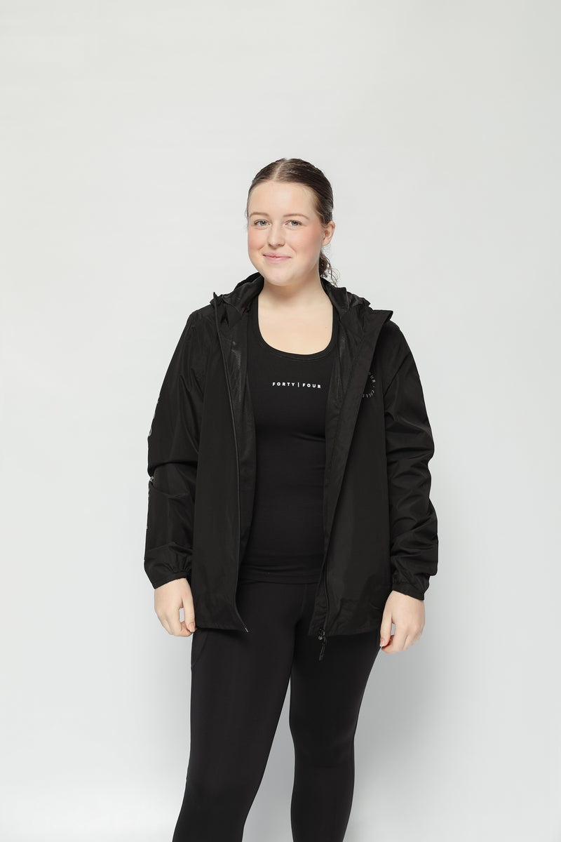 44 Essential Spray Jacket Womens - Black