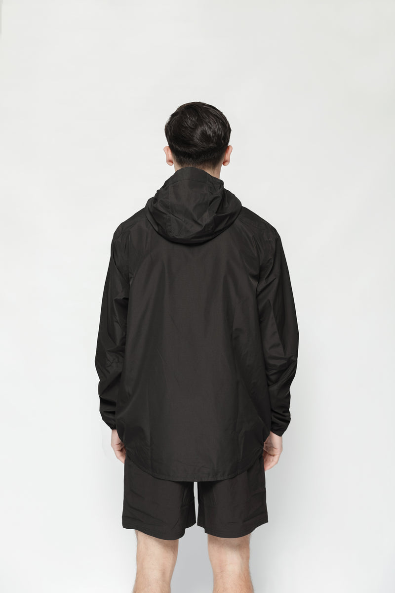 44 Essential Spray Jacket Mens - Black