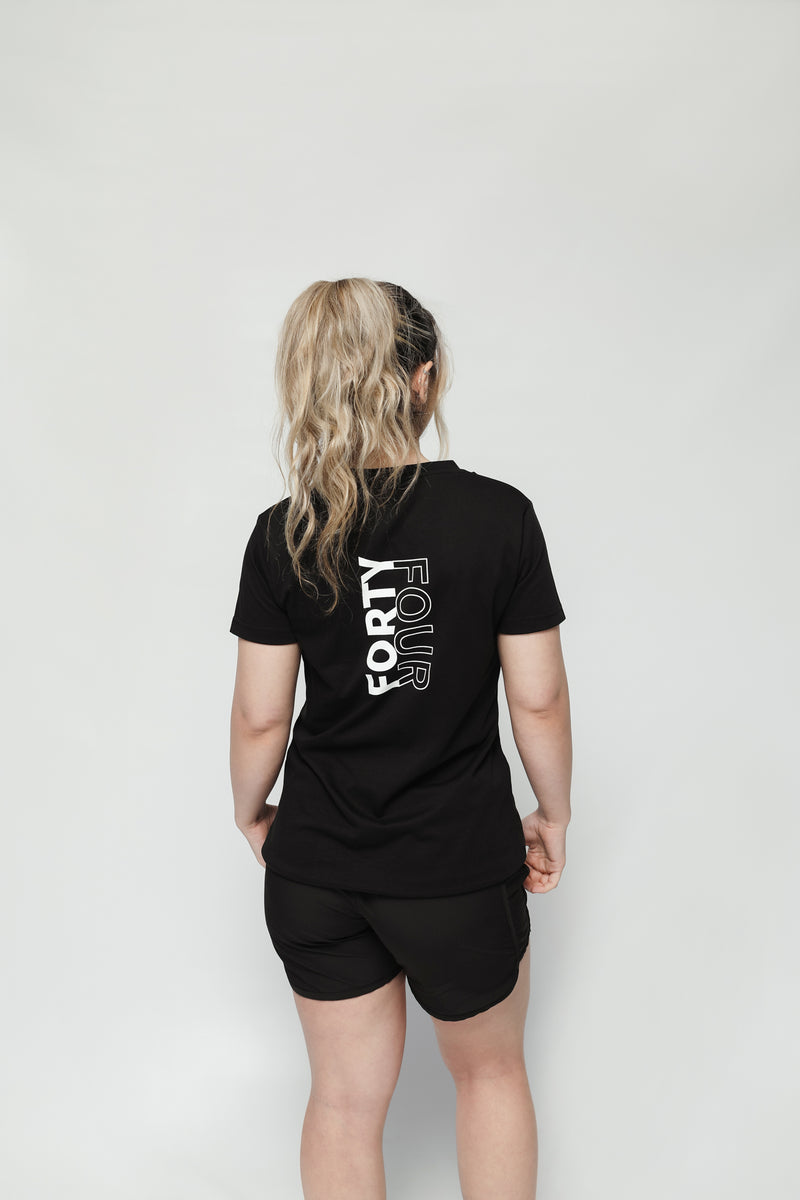 44 Mirror T-Shirt Womens - Black