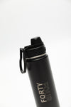 44 Mirror Drink Bottle - Black