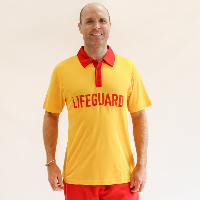 Unisex Lifeguard Bamboo Polo Shirt - Short Sleeve