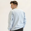 Y Varsity Crew Neck Jumper - Light Blue