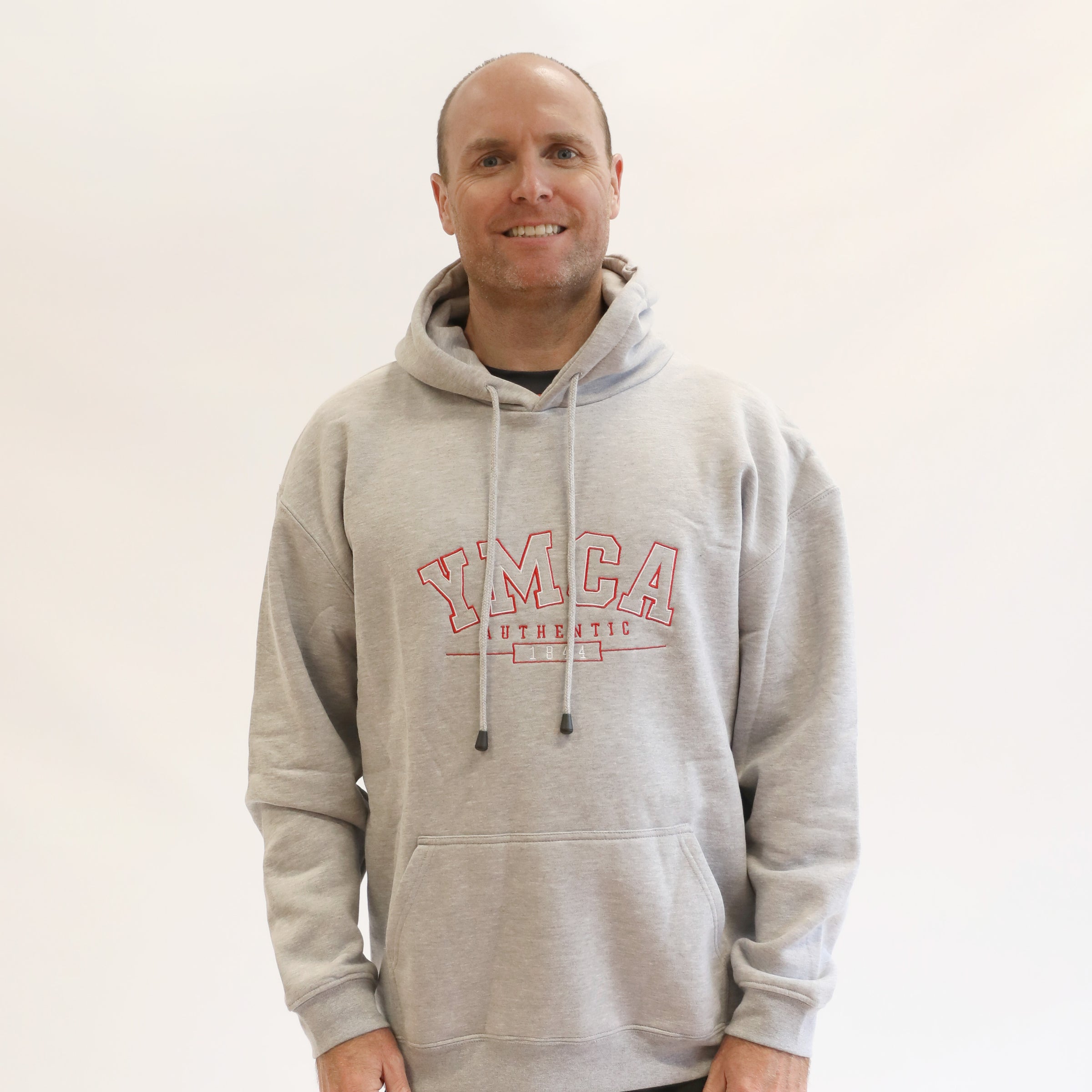 YMCA Authentic Signature Hoodie - Grey – YMCA Gear