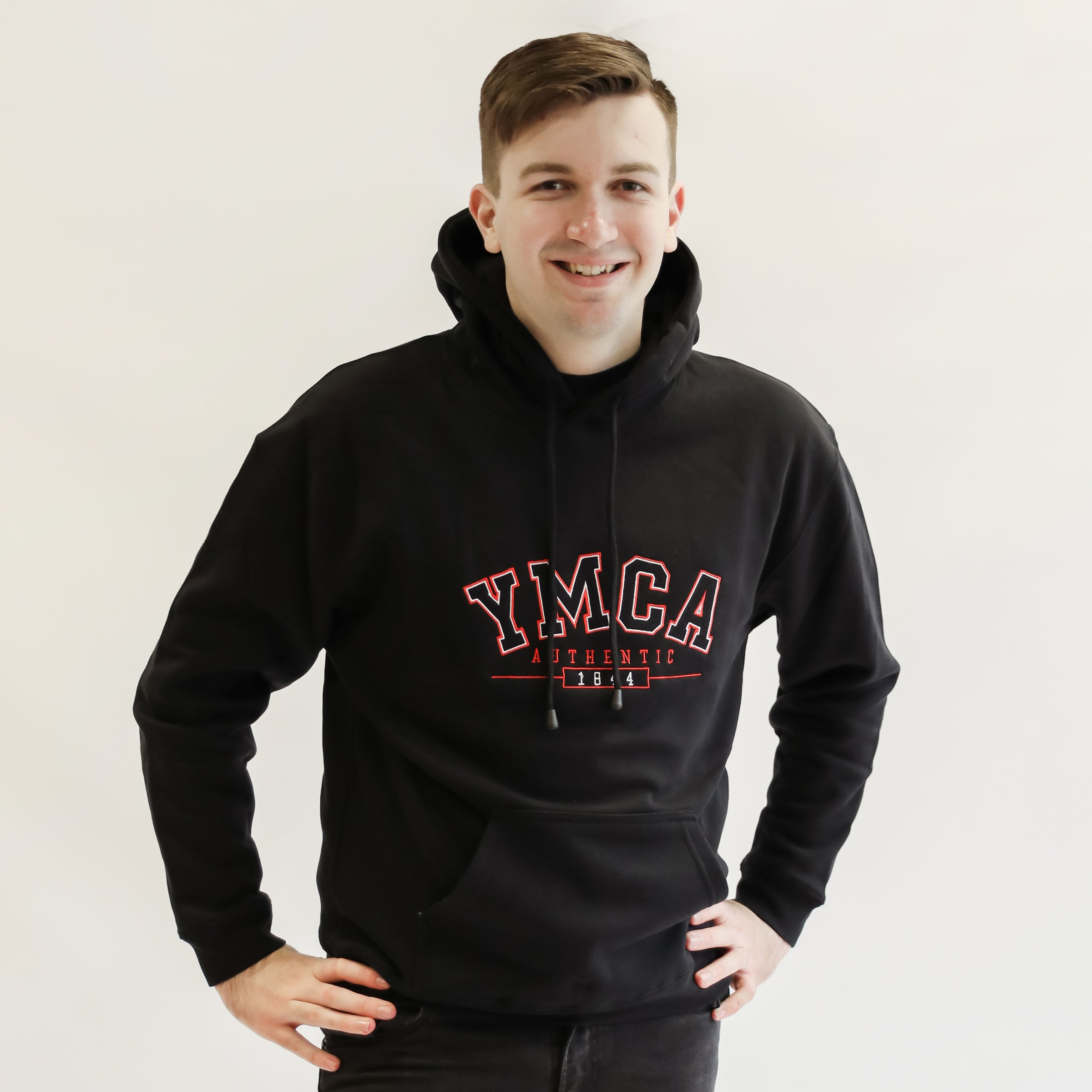 YMCA Authentic Signature Hoodie - Black – YMCA Gear