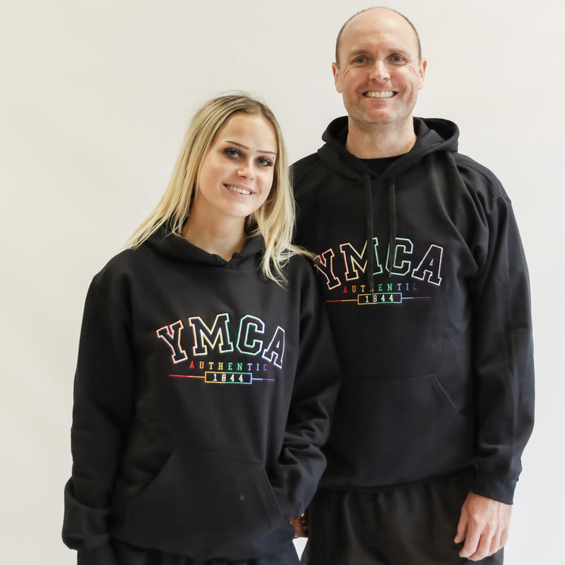 YMCA Authentic Pride Hoodie - Black - LIMITED EDITION