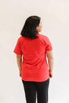 Womens YMCA Authentic Signature Tee - Red