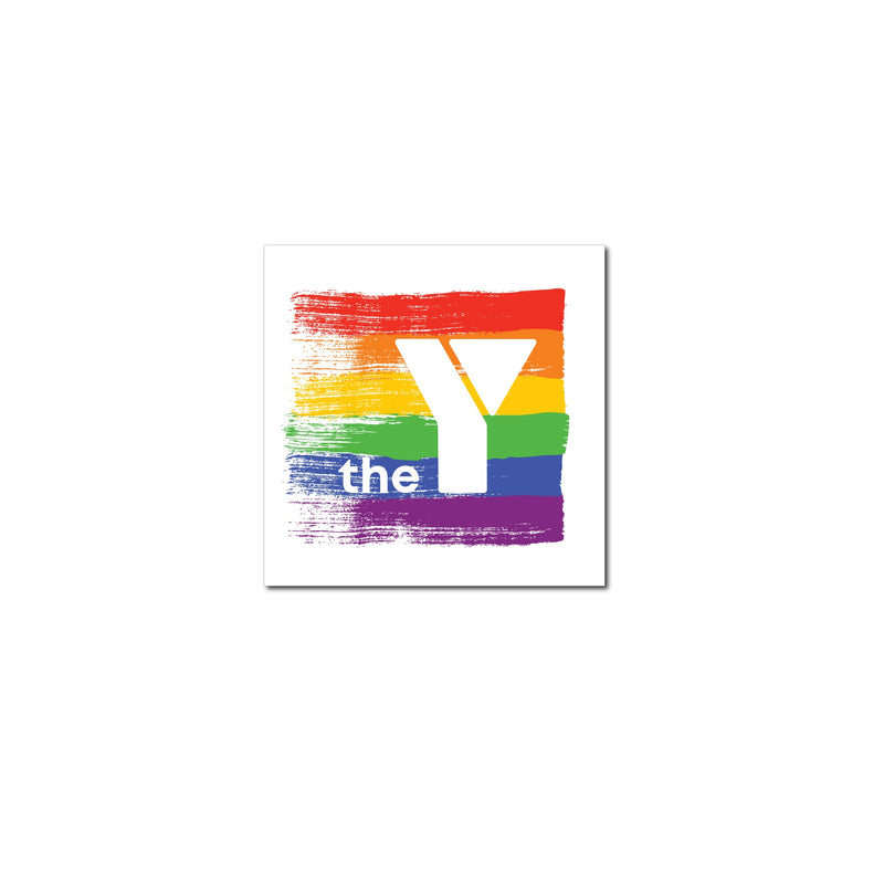 Y Pride Logo Temporary Tattoo