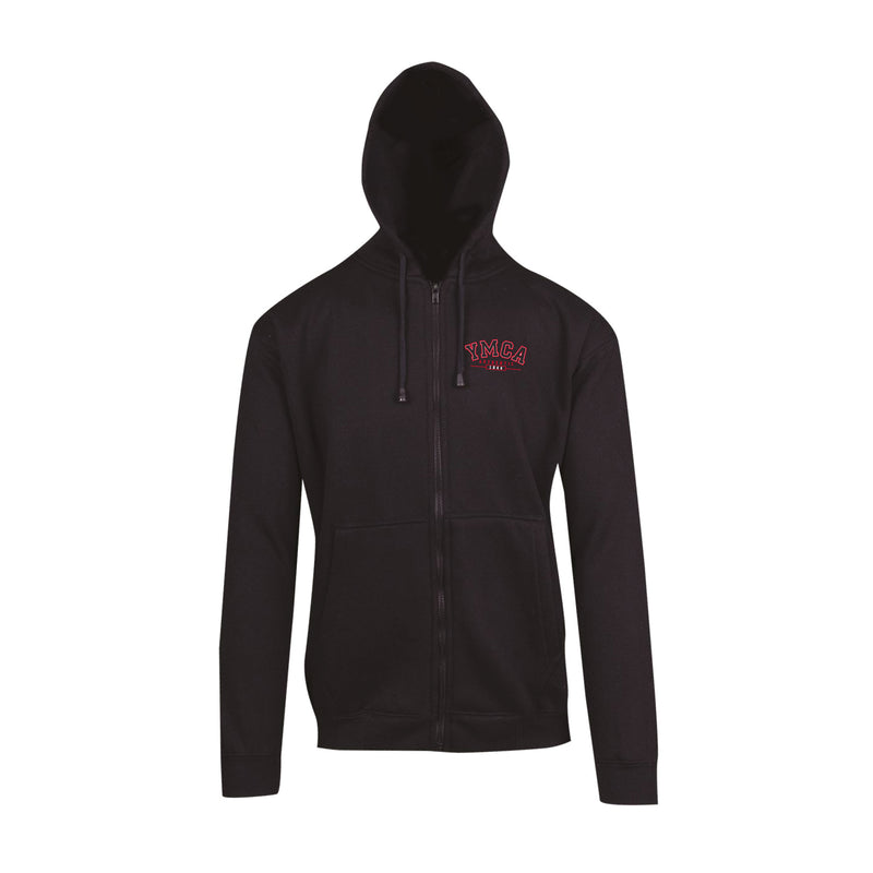 YMCA Authentic Zip Hoodie - Black