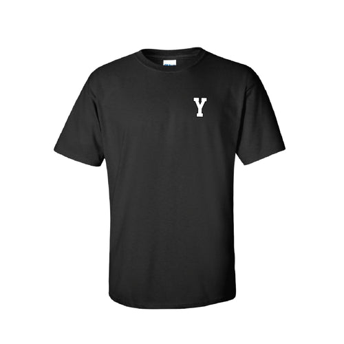 Mens Y Varsity Tee - Black