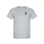 Mens Y Varsity Tee - Grey