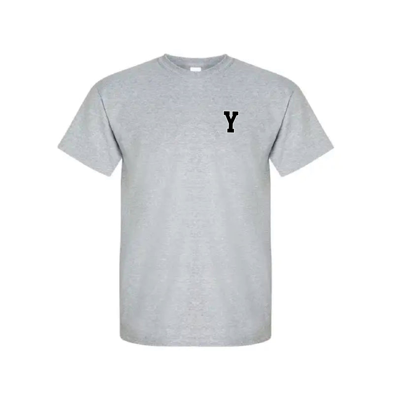 Mens Y Varsity Tee - Grey