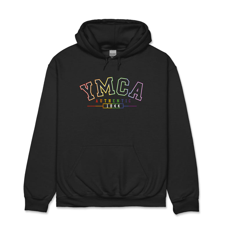 YMCA Authentic Pride Hoodie - Black - LIMITED EDITION