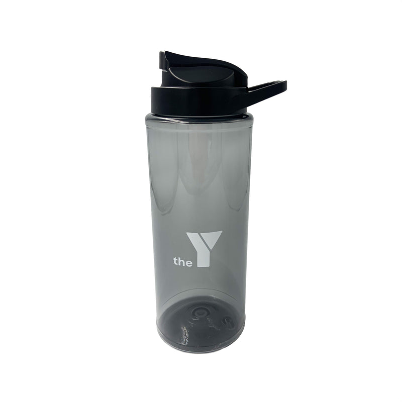 Y Clear Drink Bottle - Black