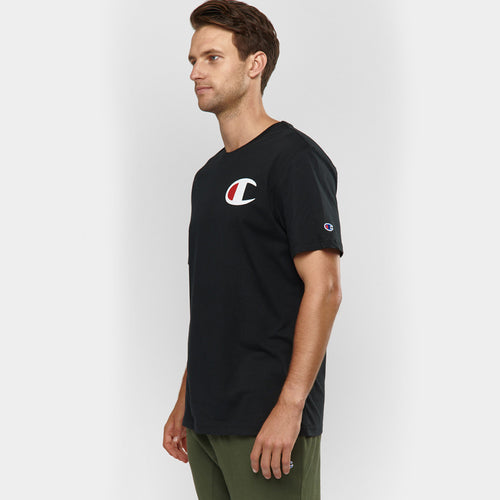 Mens Champion C Logo Short Sleeve Tee