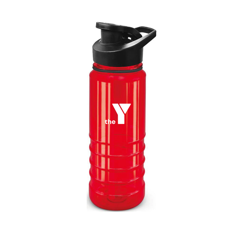 Y Clear Drink Bottle - Red