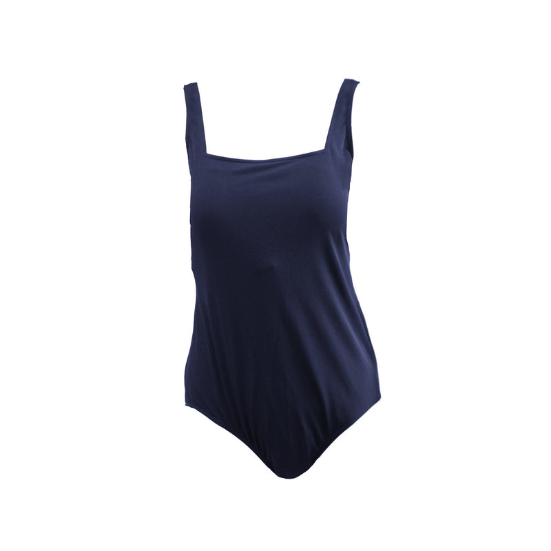ADA Plains - Square-Neck Swimsuit - Navy (DD cup)