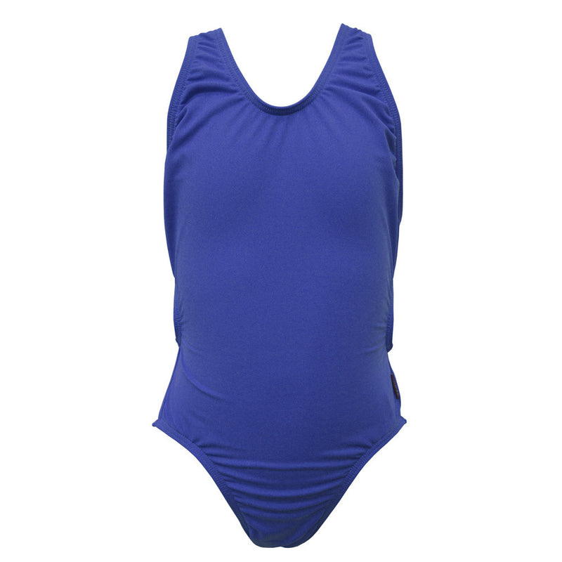 Girls Exposure Back Swimsuit - Royal Blue