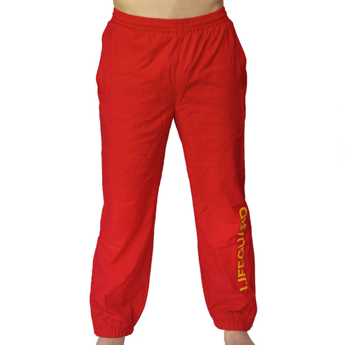 Unisex Red Lifeguard Trackpants